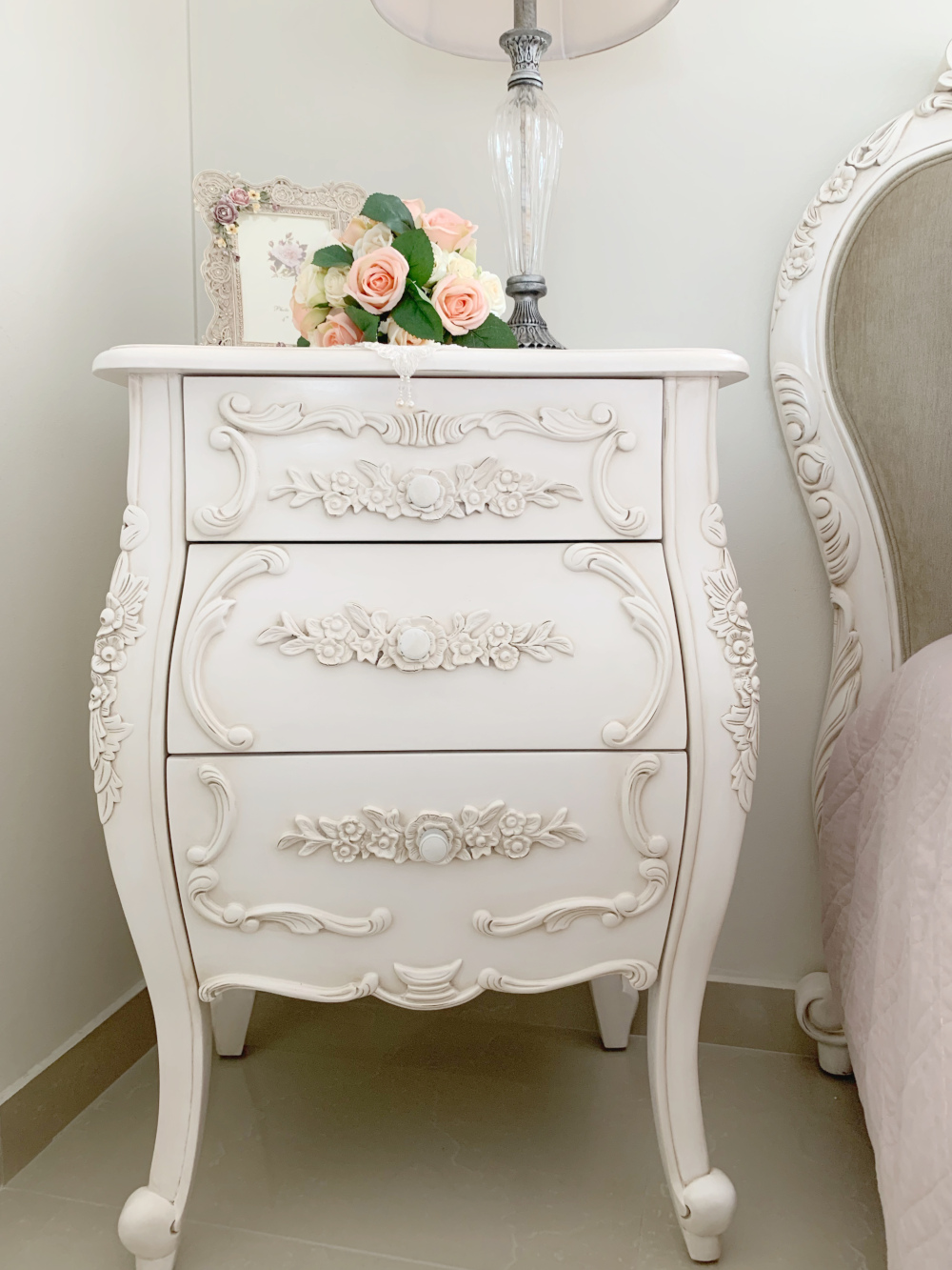 French Provincial Furniture I Joutel French Bedside Table