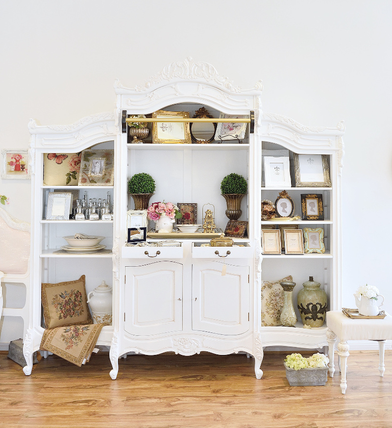 French Provincial Bookcase