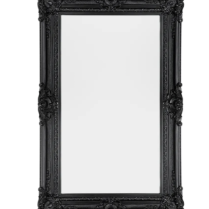 Silver Rococo by Casa Chic Solid Wood Shabby Chic Wall Mirror 140 x 75 Centimetres Extra Large 