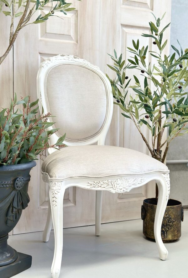 Annette Distressed Side Chair - Image 2