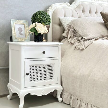 Beatrice Rattan Bedside Table