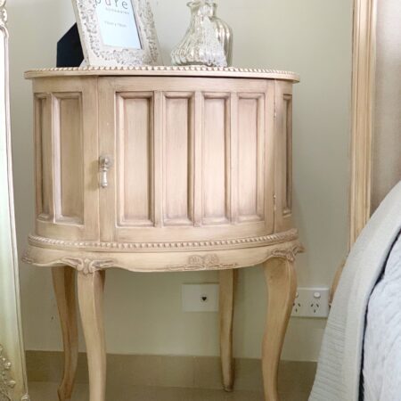 Coquette Antique Sand Bedside Table