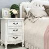 Le Foret Antique White Bedside Table