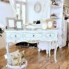 Amara Provincial Mirrored Back Dressing Table