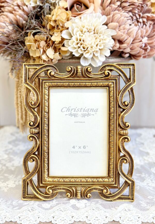 Aztec Gold and Black Photo Frame
