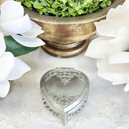 Ciel Heart Jewellery Trinket Box