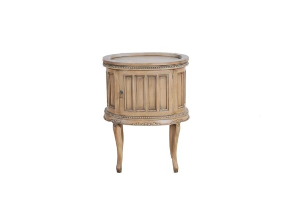Coquette Antique Brown Bedside Table - Image 4