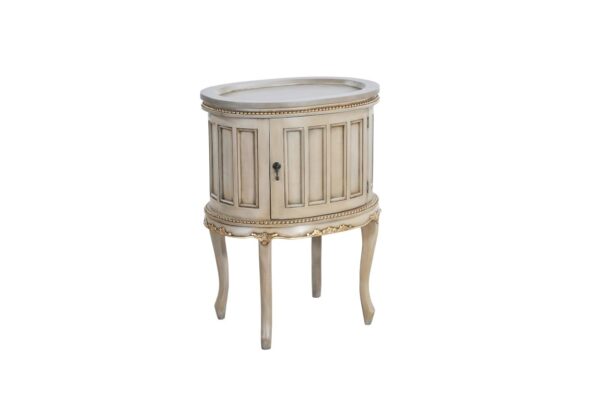 Coquette Antique Ivory Bedside Table - Image 2