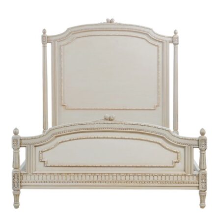 Emilia Tranquil Taupe Carved Bed