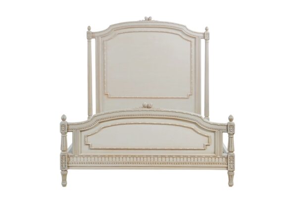 Emilia Tranquil Taupe Carved Bed