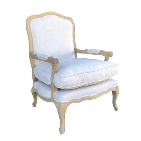 French Weathered Oak Armchair