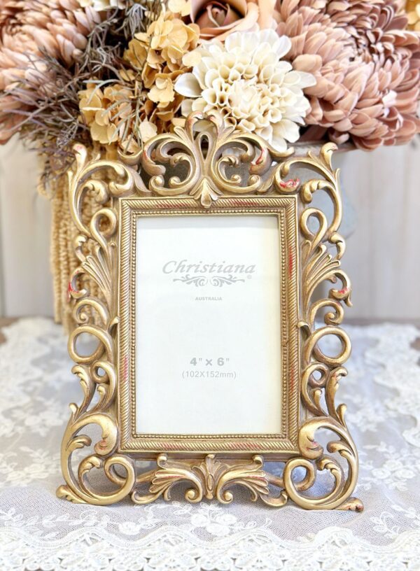 Jacques Antique Gold Photo Frame