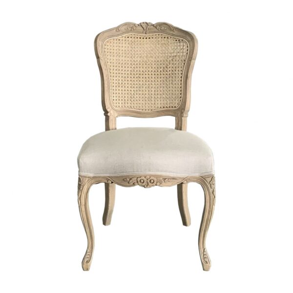 Jasie Rattan Back Oak Dining Chair