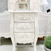 Joutel Antique White French Bedside Table