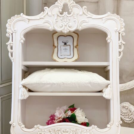 Joutel French Antique White Shadow Box