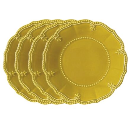 Kensington Collection Porcelain Lunch Plate 4 Pack