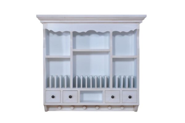 Lilou French Country Wall Mounted Rack White