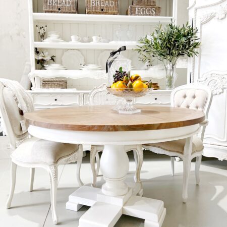 Luxton Pedestal Round Dining Table