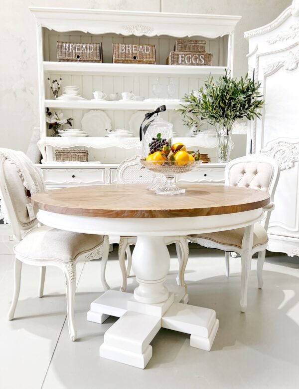 Luxton Pedestal Round Dining Table