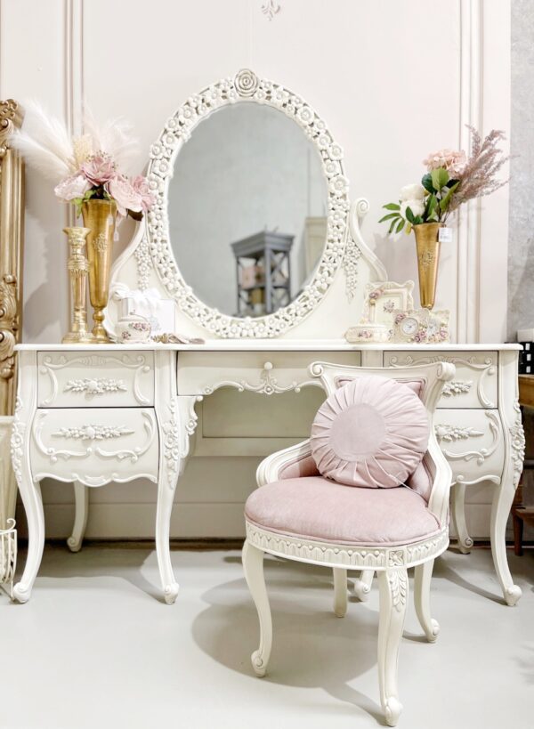 Madeleine Provincial Dressing Table and Stool