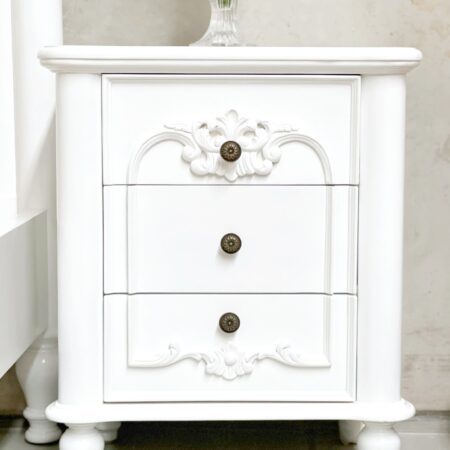 Milton French Bedside Table