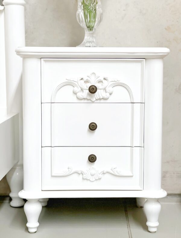 Milton French Bedside Table