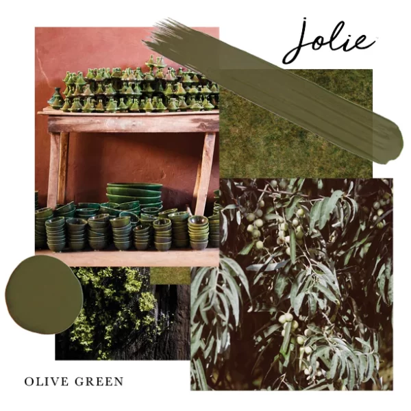 Olive Green Jolie Chalk Paint - Image 5