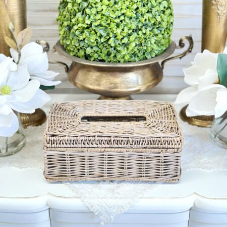 Rattan Tissue Box