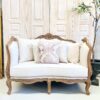 Rosalie French Oak Settee