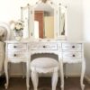 Rosen Provincial Tri Fold Mirrored Back Dresser