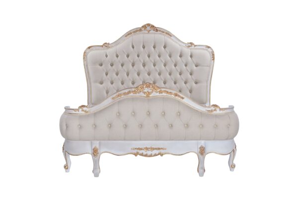 Savannah Eloquence Tufted Upholstered French Bed