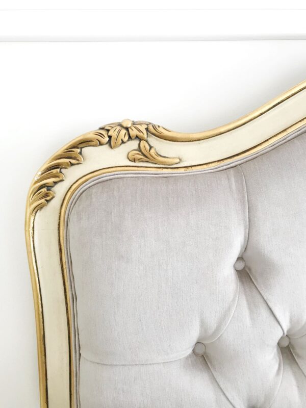 Sophia Tufted Upholstered Luxury French Bed - Image 5