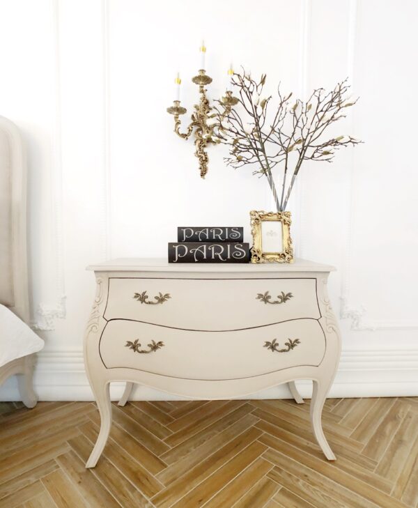 Venetian Cabriole Bedside Table