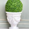 42cm Faux Boxwood Topiary Ball Pear Green