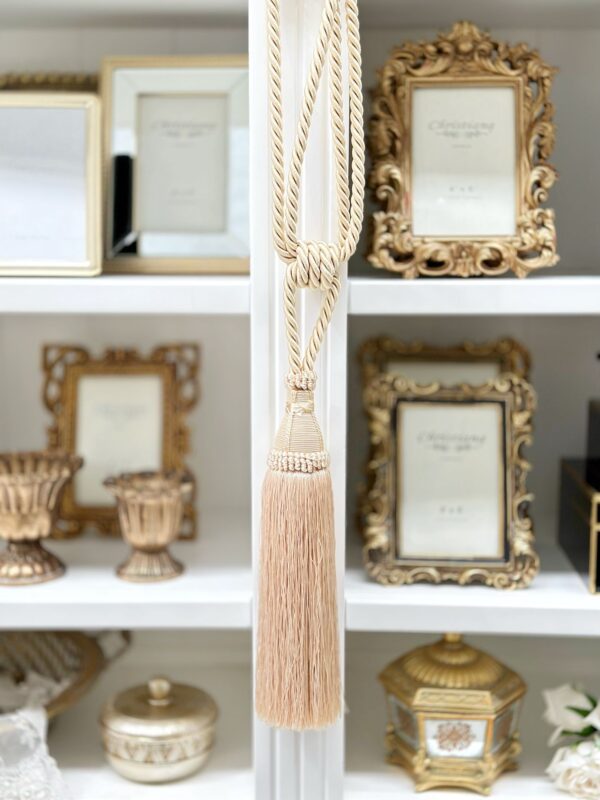 Peach Curtain Tie Backs Tassel