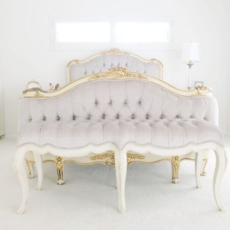 Sophia Tufted Upholstered Luxury French Bed