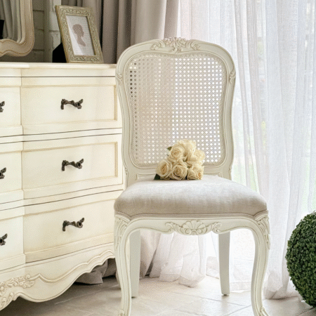 Anna Cane Back French Provincial Chair 1