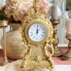 Classic Gold Mantel Clock