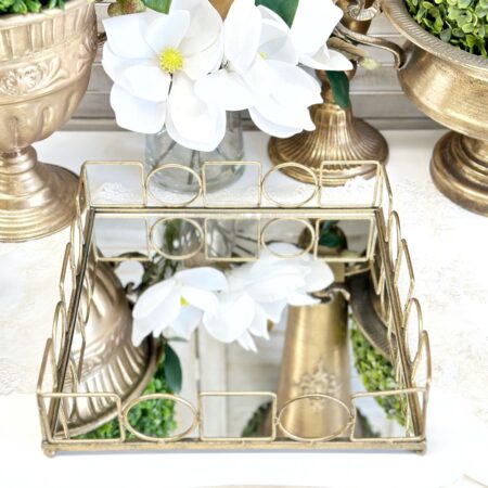 Gold Mirrored Tray