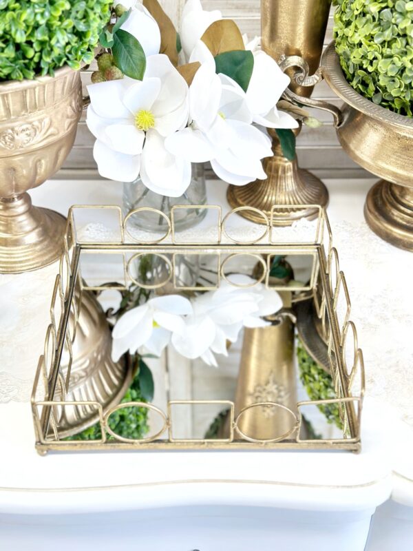 Gold Mirrored Tray