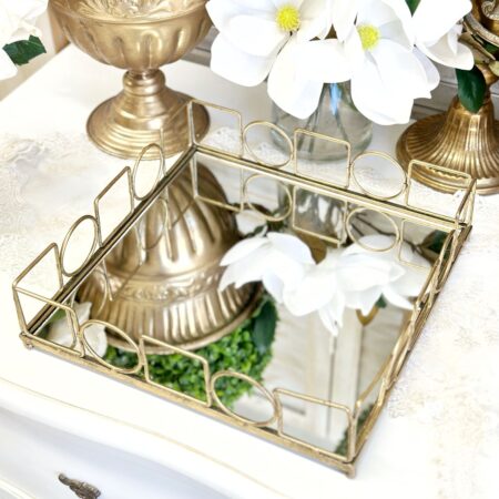 Gold Mirrored Tray