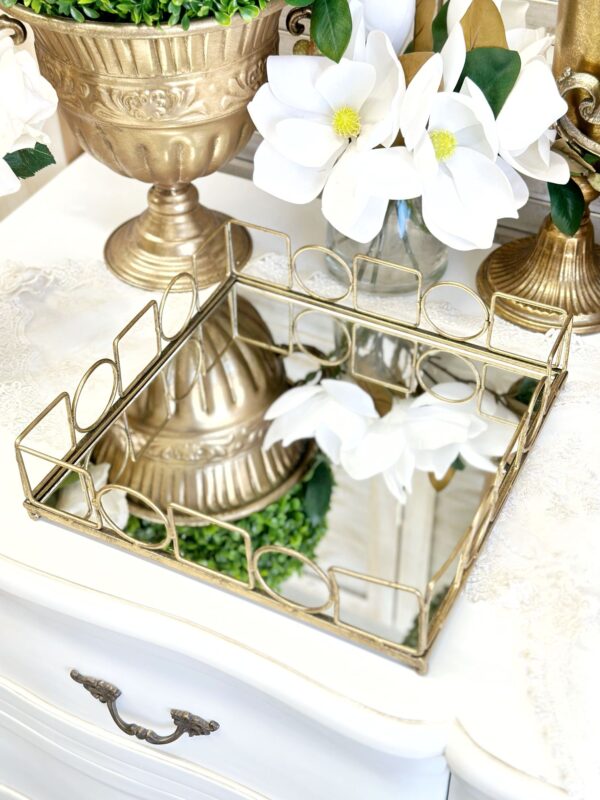 Gold Mirrored Tray