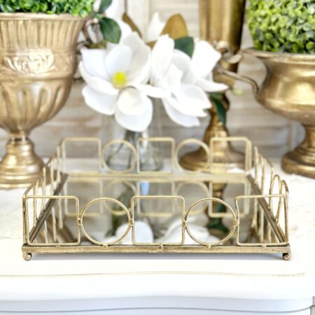 Gold Mirrored Tray