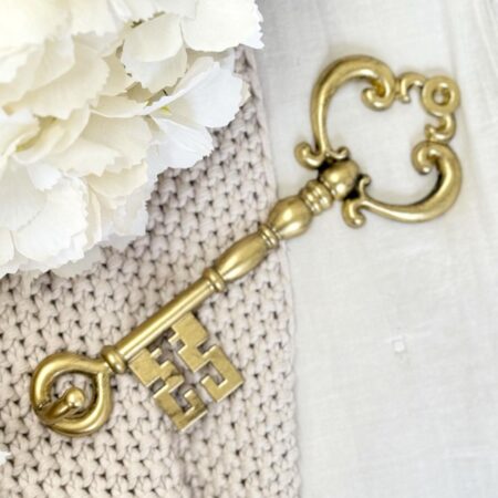 Gold Wall Hook Key