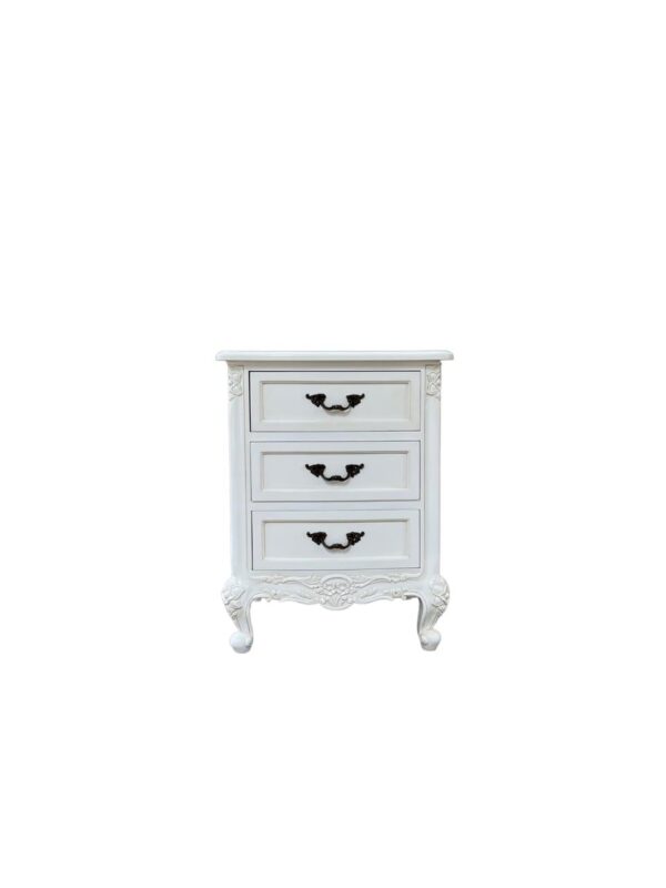 Le Foret White Bedside Table - Image 4