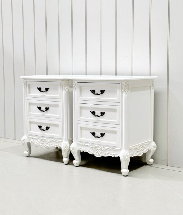 Le Foret White Bedside Table - Image 2