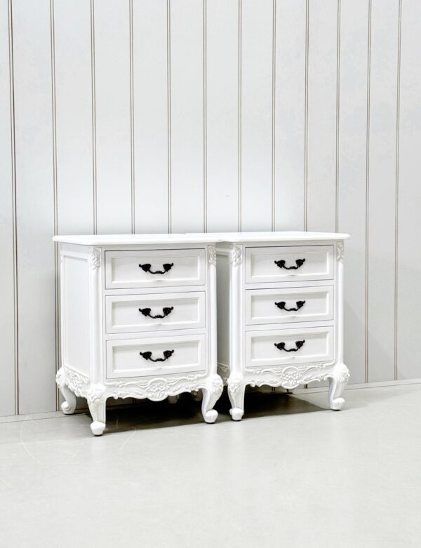 Le Foret White Bedside Table - Image 3