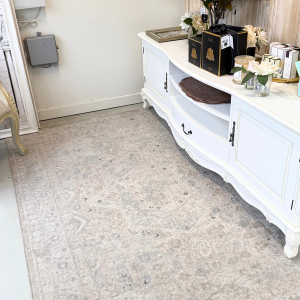 EX- Display Vintage Inspired Neutral Rug - Image 2