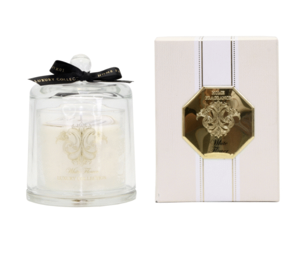 White Flower Luxury Candle 250G - Image 3