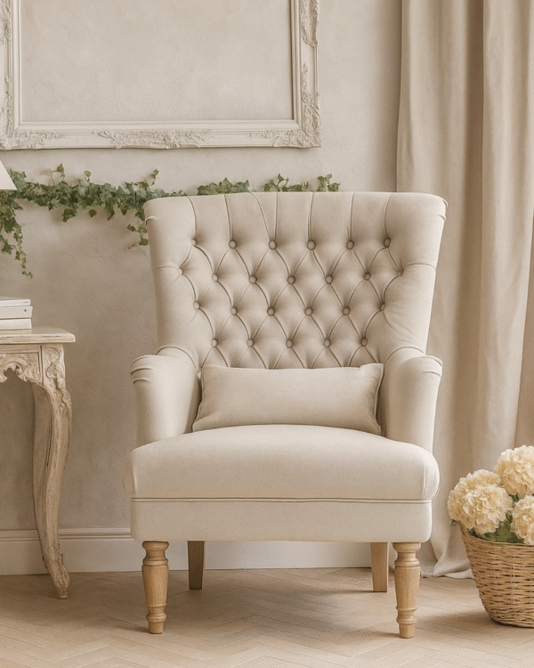 Bayside Hamptons Buttoned Armchair